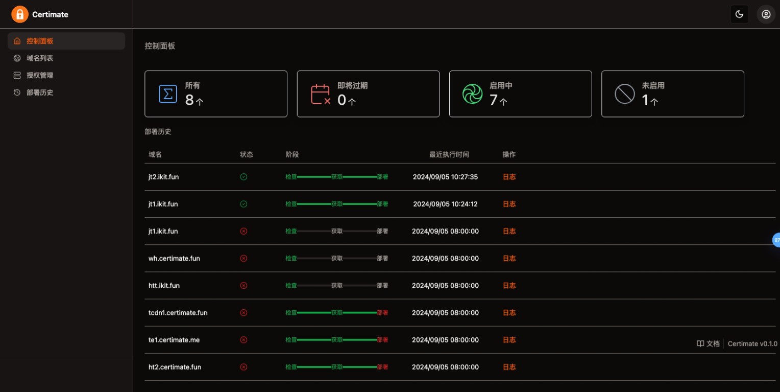 SSL证书管理系统工具网站源码，自动申请、部署SSL证书，并在证书即将过期时自动续期213